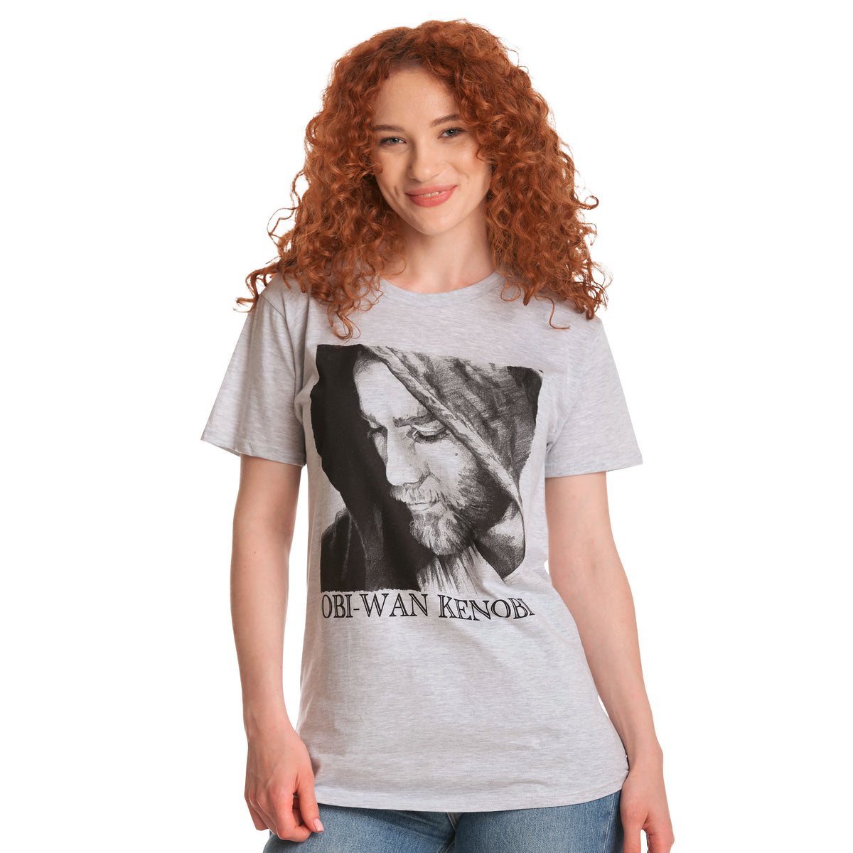 Productafbeelding Star Wars - Obi-Wan Kenobi Personage T-shirt grijs