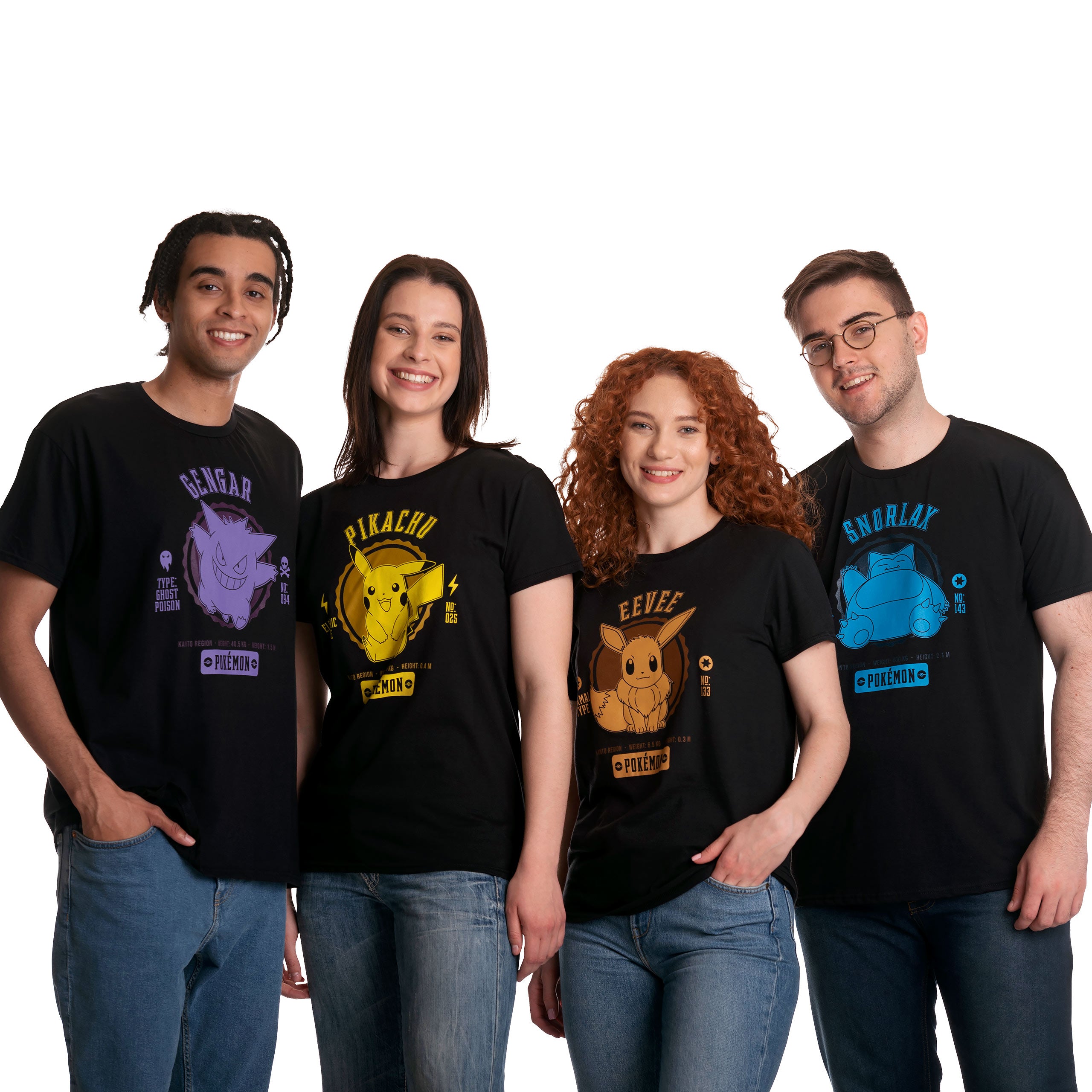 Productafbeelding Pokemon - Snorlax College T-shirt zwart