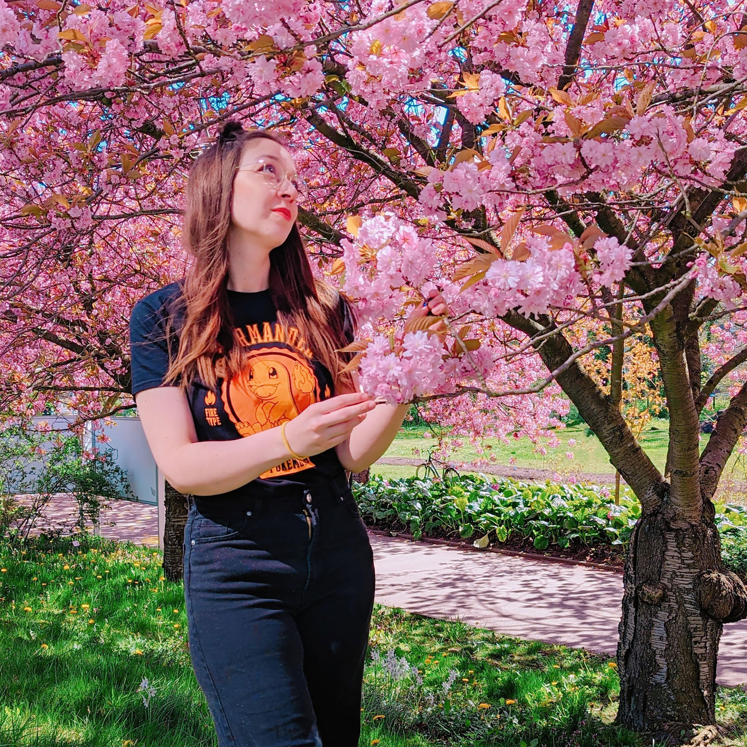 Productafbeelding Pokemon - Charmander College T-Shirt Zwart