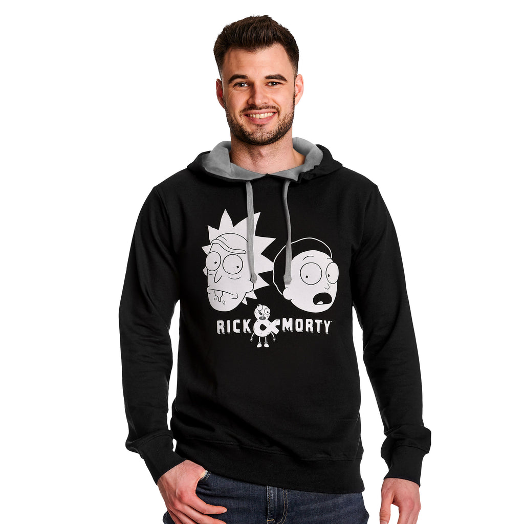 Productafbeelding Rick en Morty - Faces Hoodie zwart