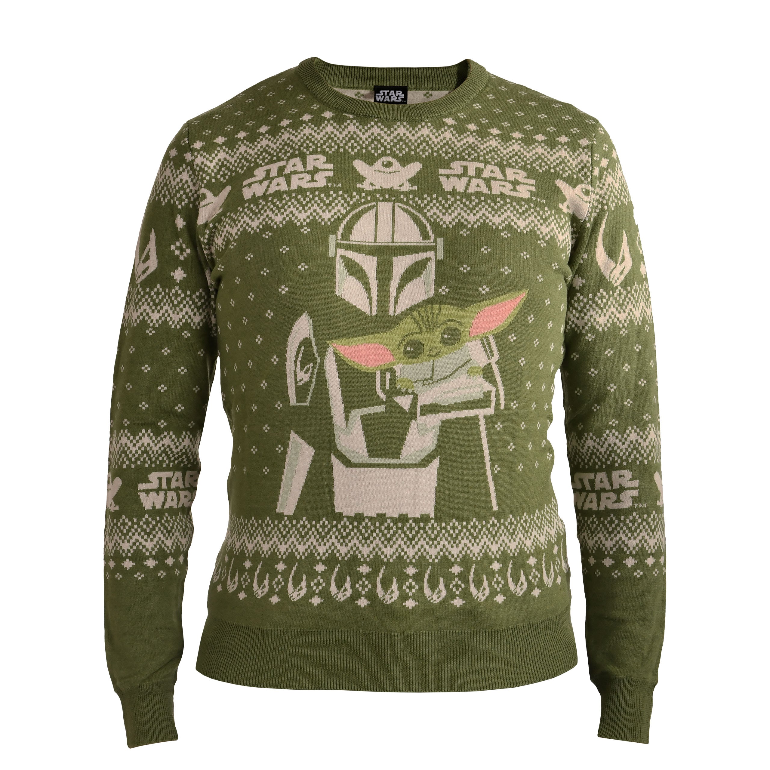 Productafbeelding Mando en Grogu gebreide trui - Star Wars The Mandalorian