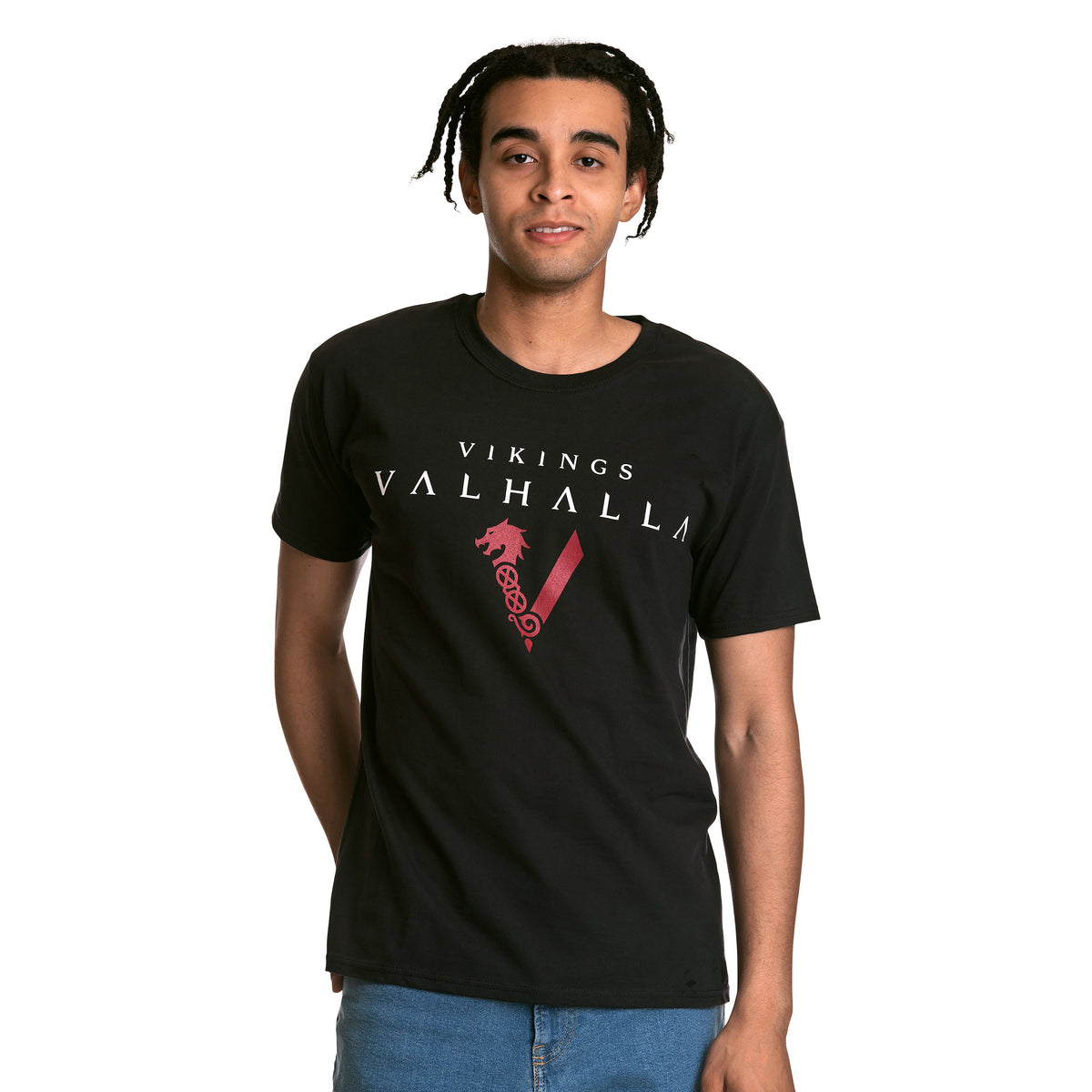 Productafbeelding Vikings - Fear T-Shirt zwart