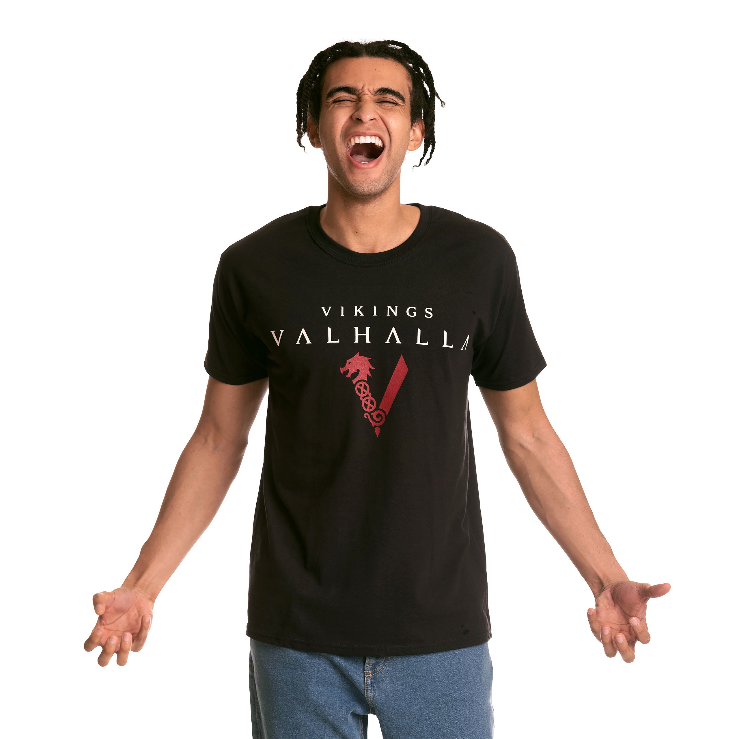Productafbeelding Vikings - Fear T-Shirt zwart