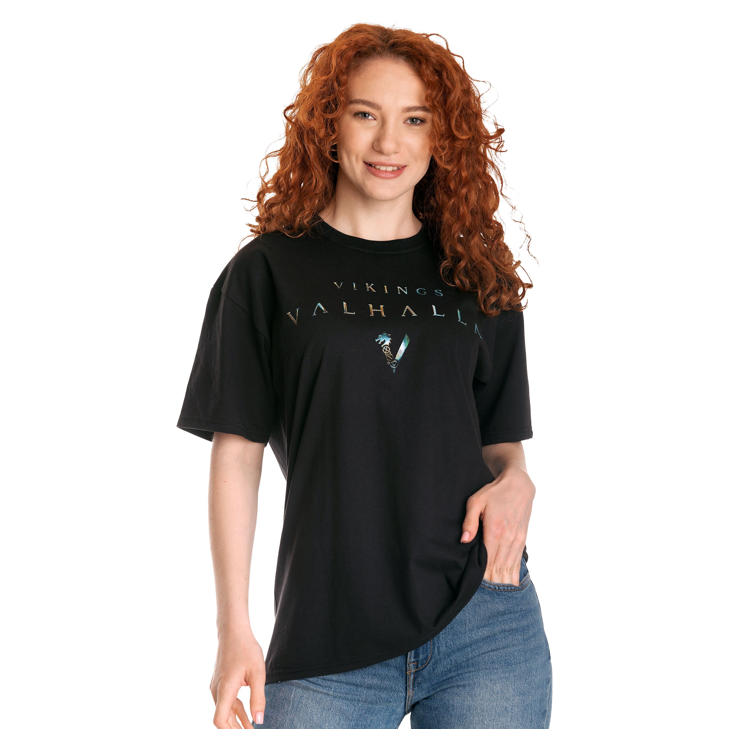Productafbeelding Vikings - Metallic T-Shirt Zwart