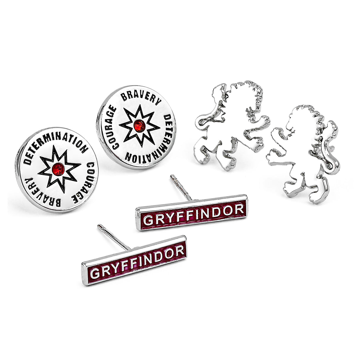 Productafbeelding Harry Potter - Gryffindor Oorbellen 3-Delige Set
