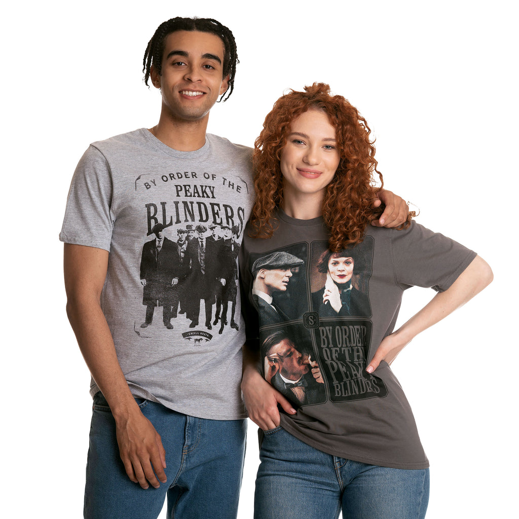 Productafbeelding Peaky Blinders - By Order Group T-Shirt grijs