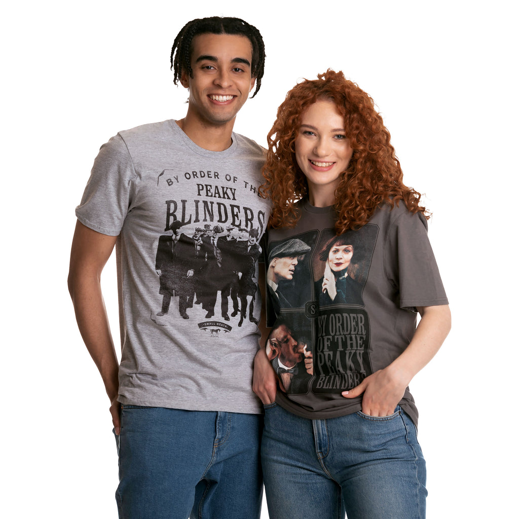 Productafbeelding Peaky Blinders - By Order Group T-Shirt grijs