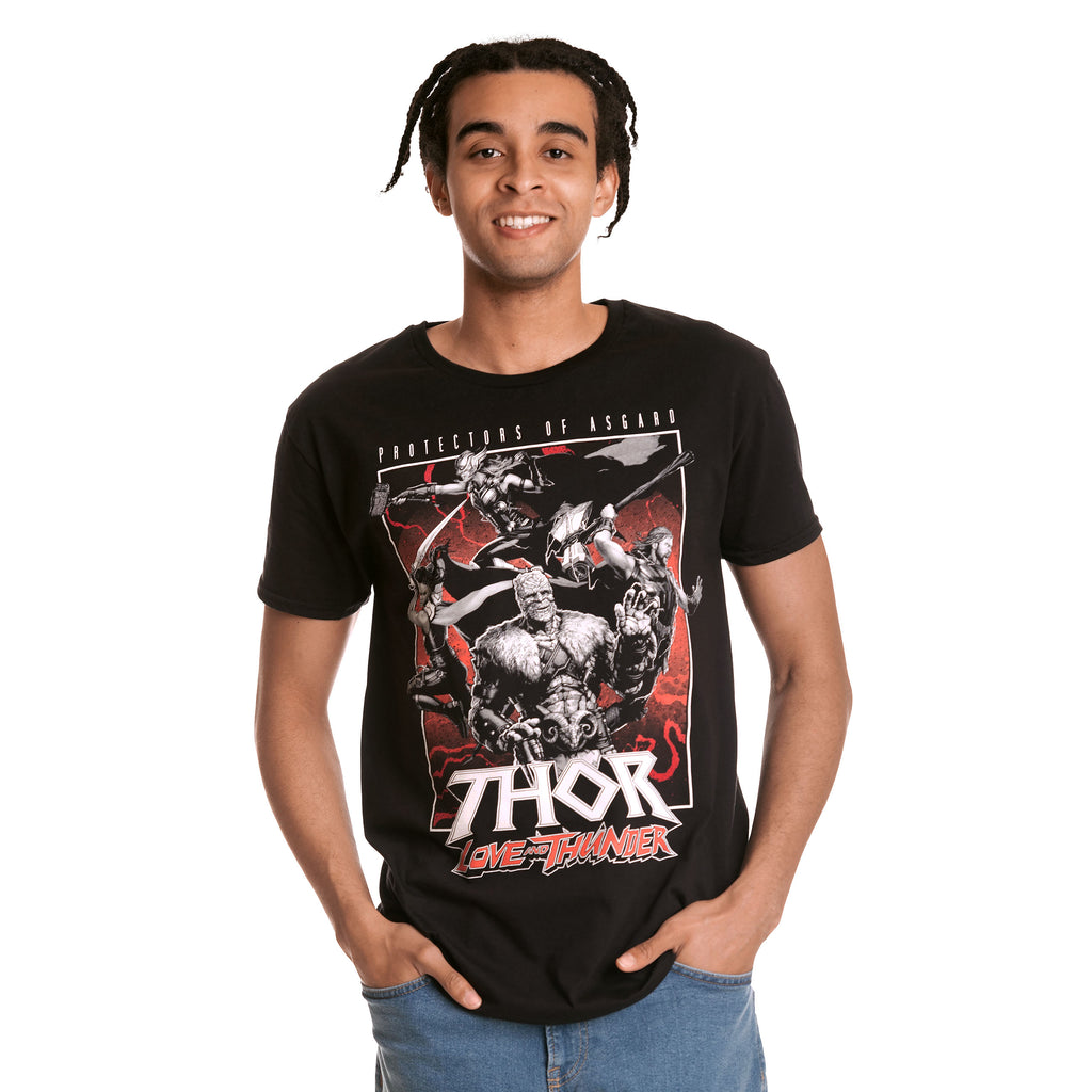 Productafbeelding Thor Love & Thunder - Protectors of Asgard T-Shirt zwart