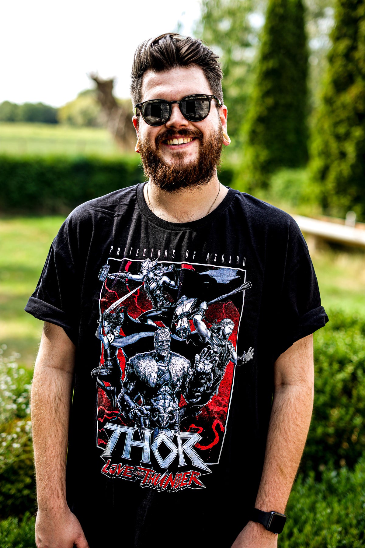 Productafbeelding Thor Love & Thunder - Protectors of Asgard T-Shirt zwart