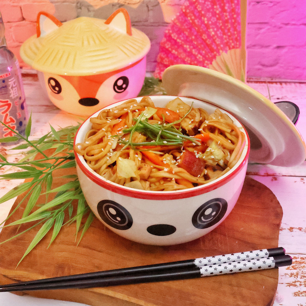 Productafbeelding Panda Kawaii Kom met deksel voor anime-fans