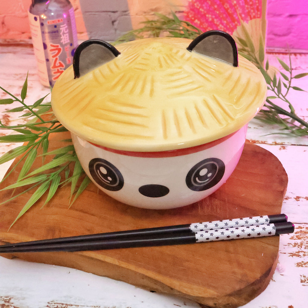 Productafbeelding Panda Kawaii Kom met deksel voor anime-fans