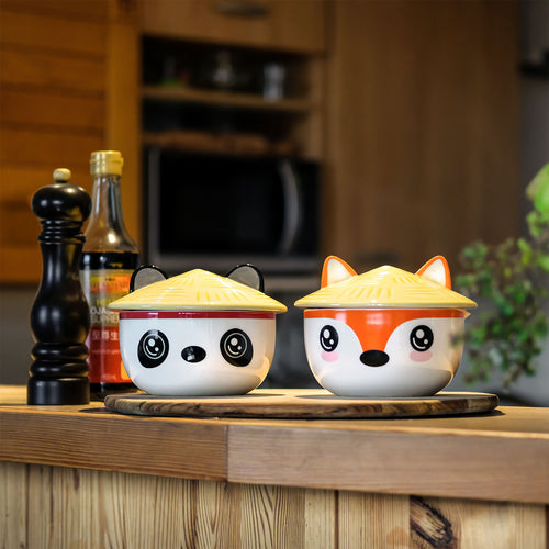 Productafbeelding Panda Kawaii Kom met deksel voor anime-fans