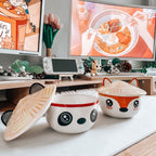 Productafbeelding Panda Kawaii Kom met deksel voor anime-fans