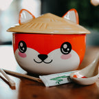Productafbeelding Fox Kawaii Kom met deksel voor anime fans