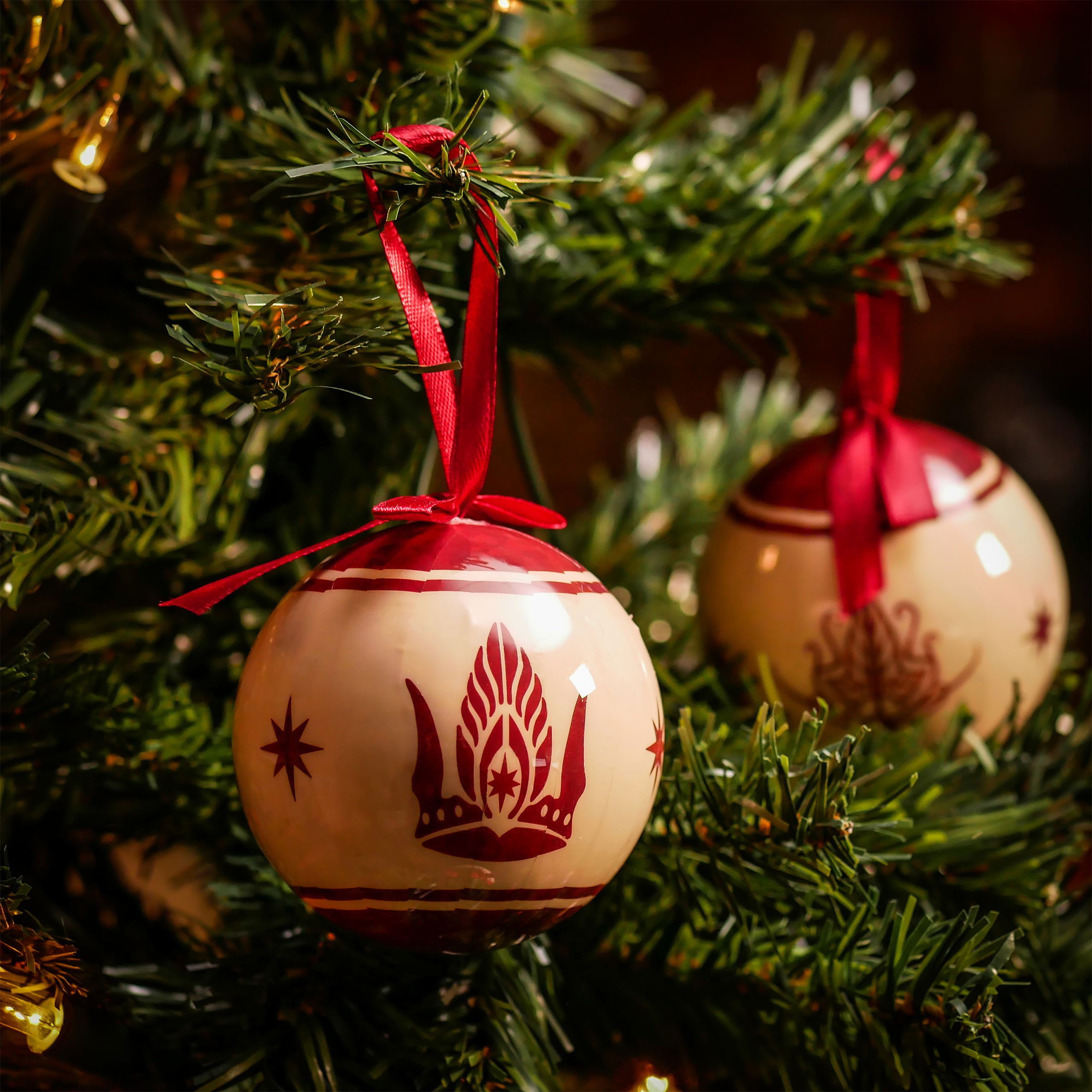 Productafbeelding Lord of the Rings - Midden-aarde Symbolen Kerstboom Ballen 14st