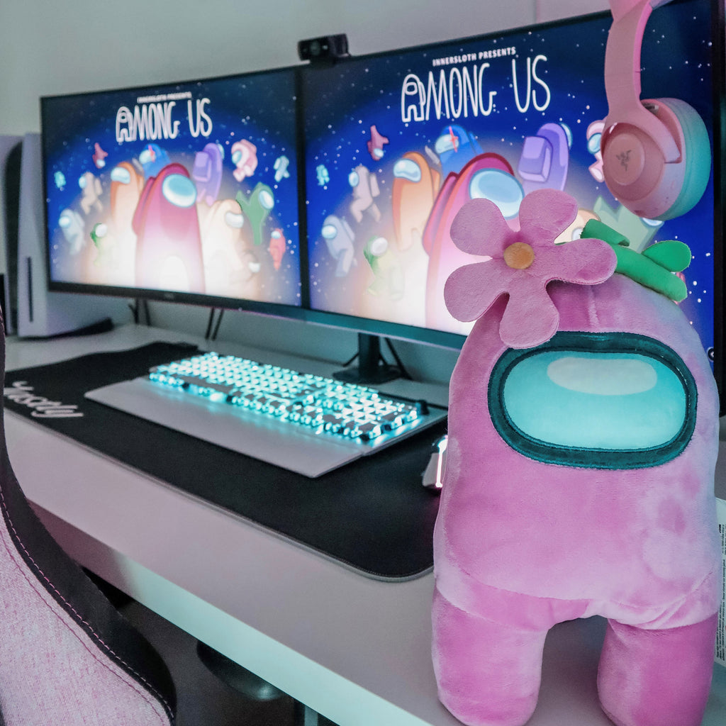 Productafbeelding Among Us - Roze Pluche Figuur