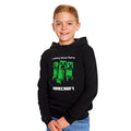 Productafbeelding Minecraft - Creeper Hoodie Kinderen Zwart