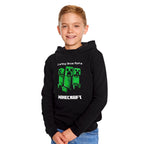 Productafbeelding Minecraft - Creeper Hoodie Kinderen Zwart
