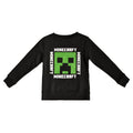 Productafbeelding Minecraft - Creeper Trui Kinderen Zwart