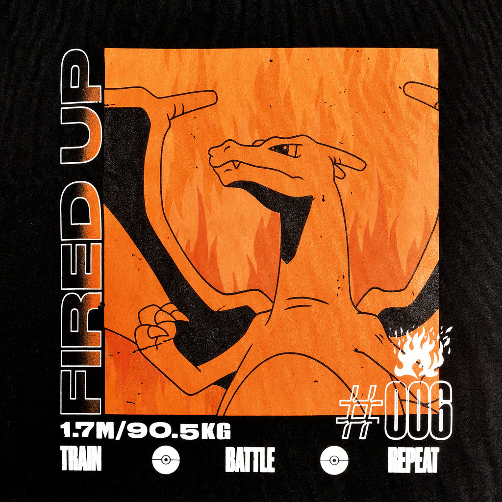 Productafbeelding Pokemon - Charizard Poster T-shirt Zwart