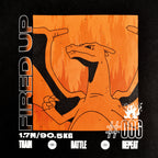 Productafbeelding Pokemon - Charizard Poster T-shirt Zwart