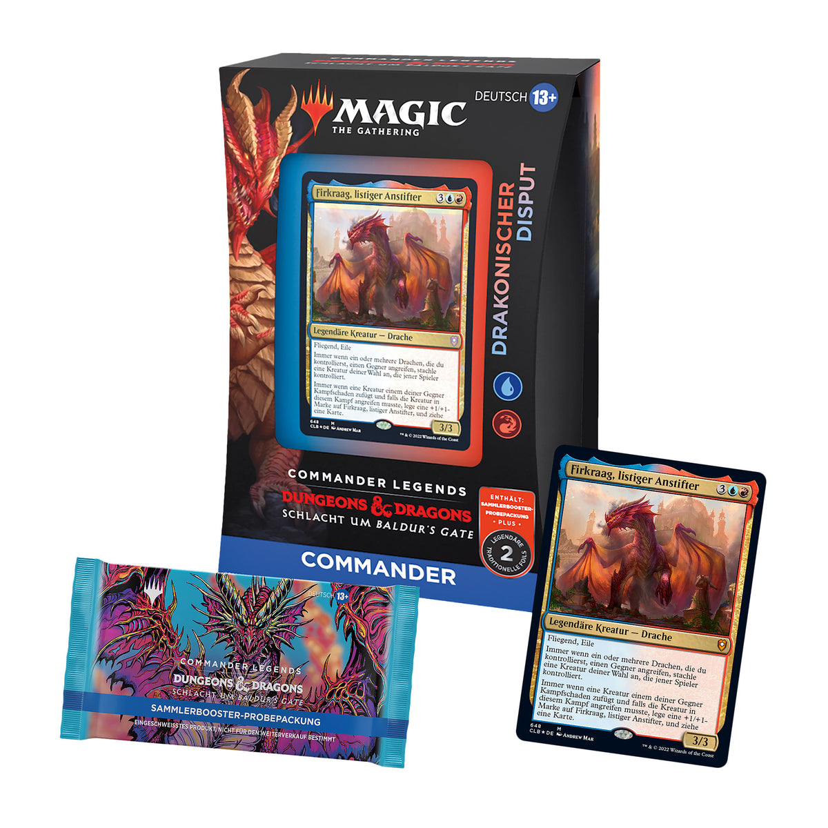 Productafbeelding Strijd om Baldur's Gate - Draconic Dispute Commander Deck - Magic The Gathering