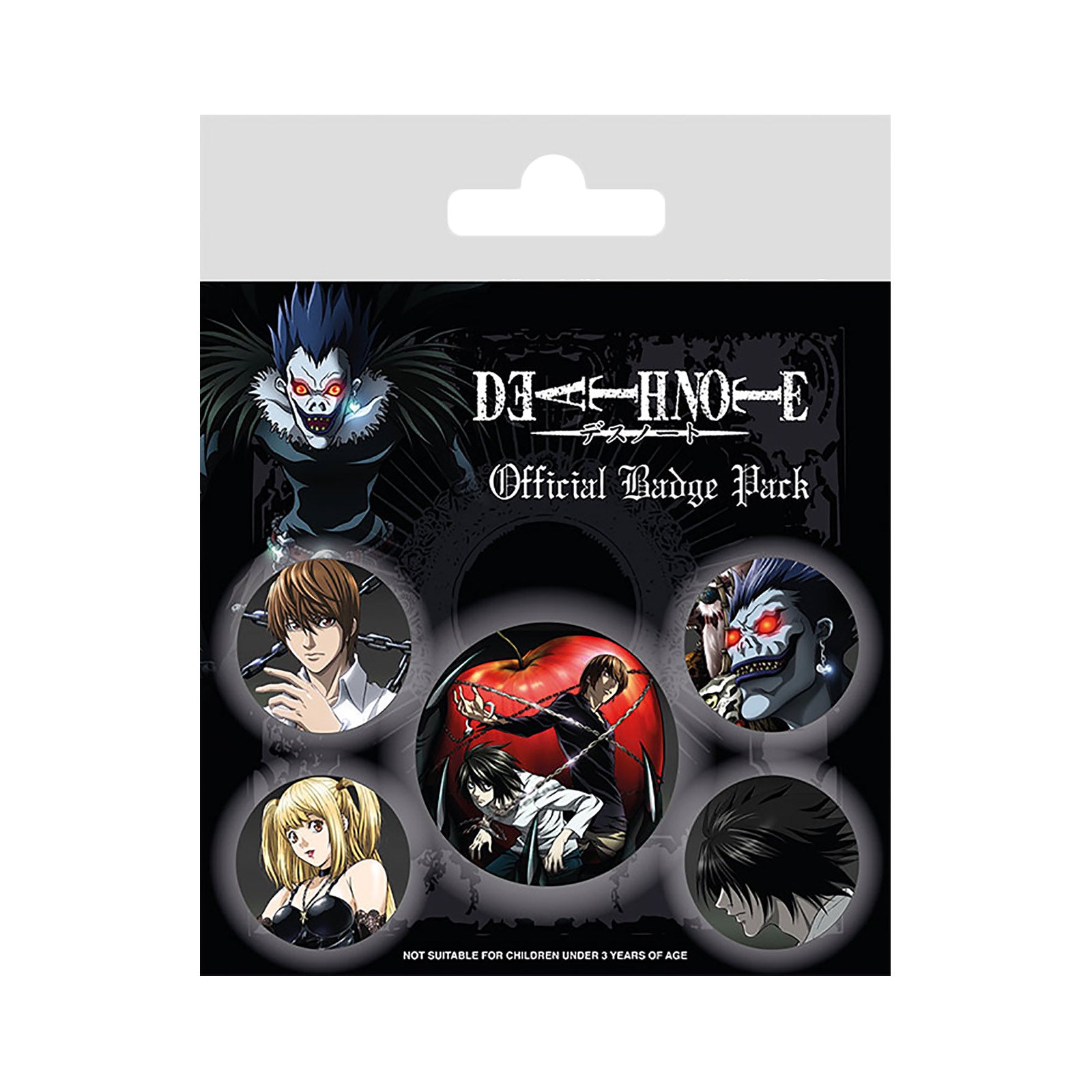 Productafbeelding Death Note - Personages Button 5-set