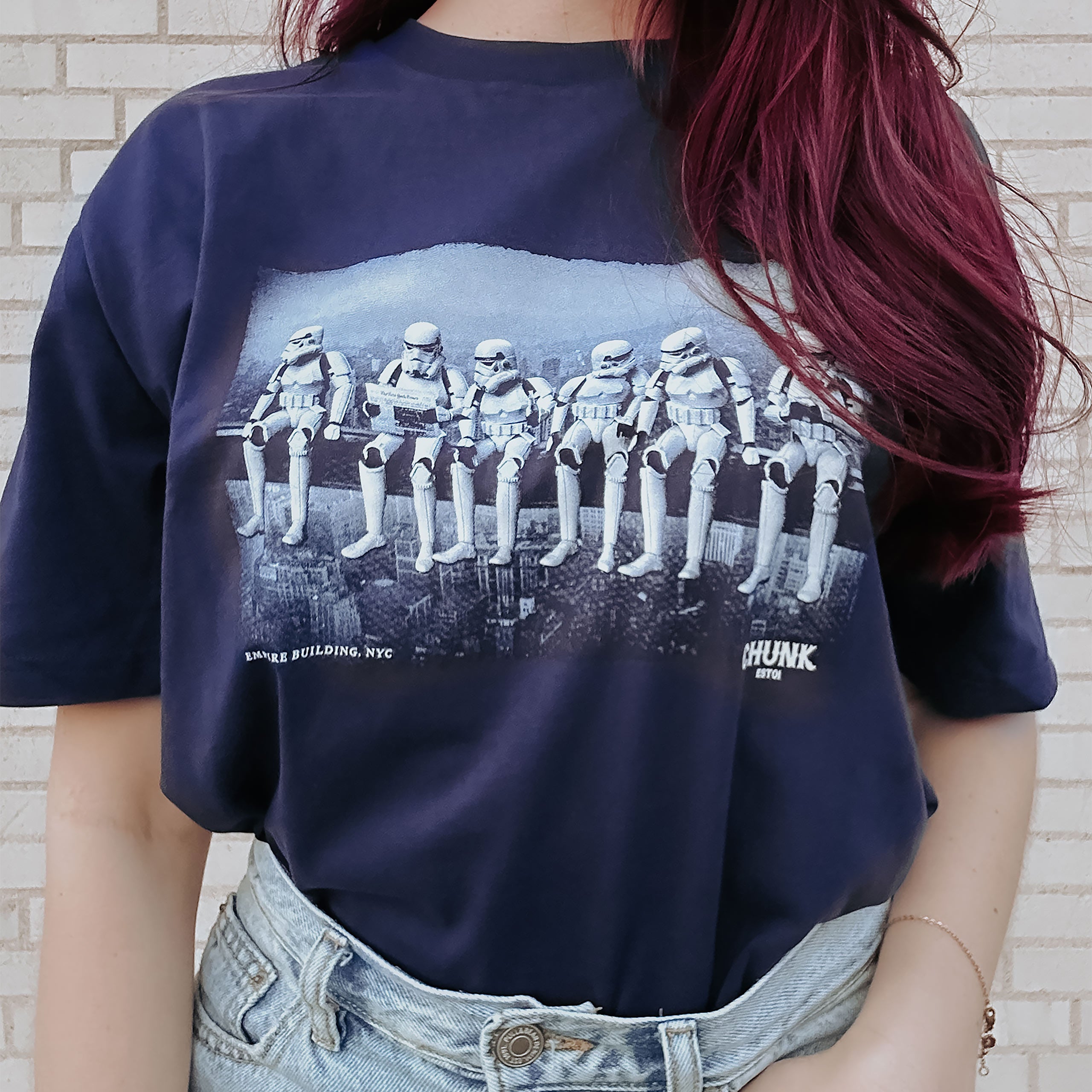 Productafbeelding Empire Building T-shirt voor Star Wars fans blauw