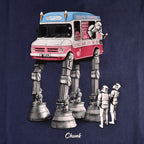 Productafbeelding Walking Ice Cream T-shirt voor Star Wars Fans blauw