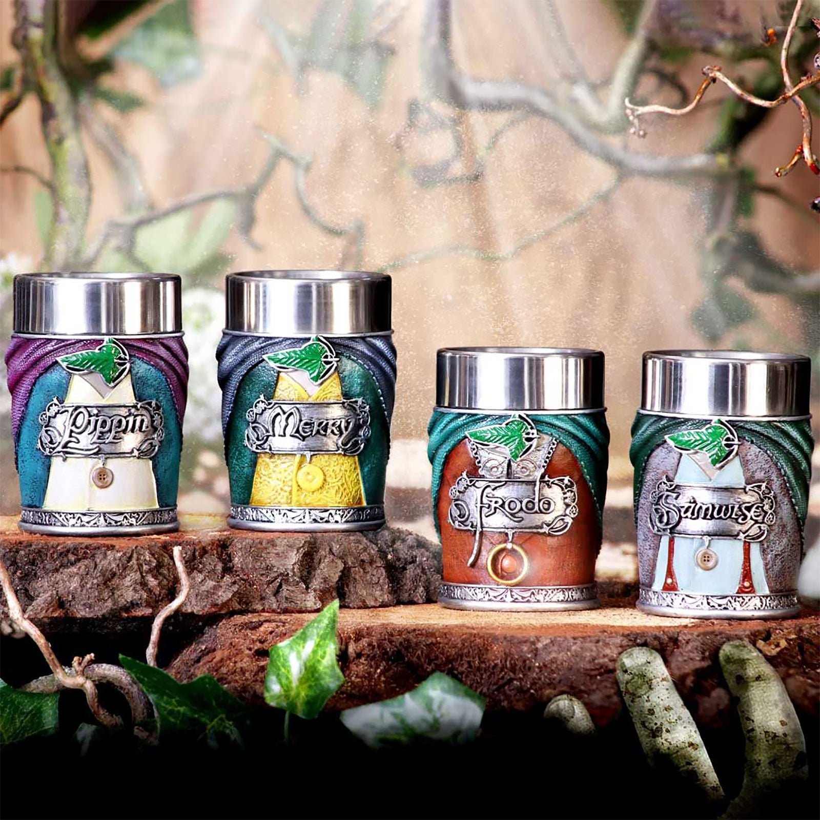 Productafbeelding Lord of the Rings - Hobbits Beker Set 4-delig