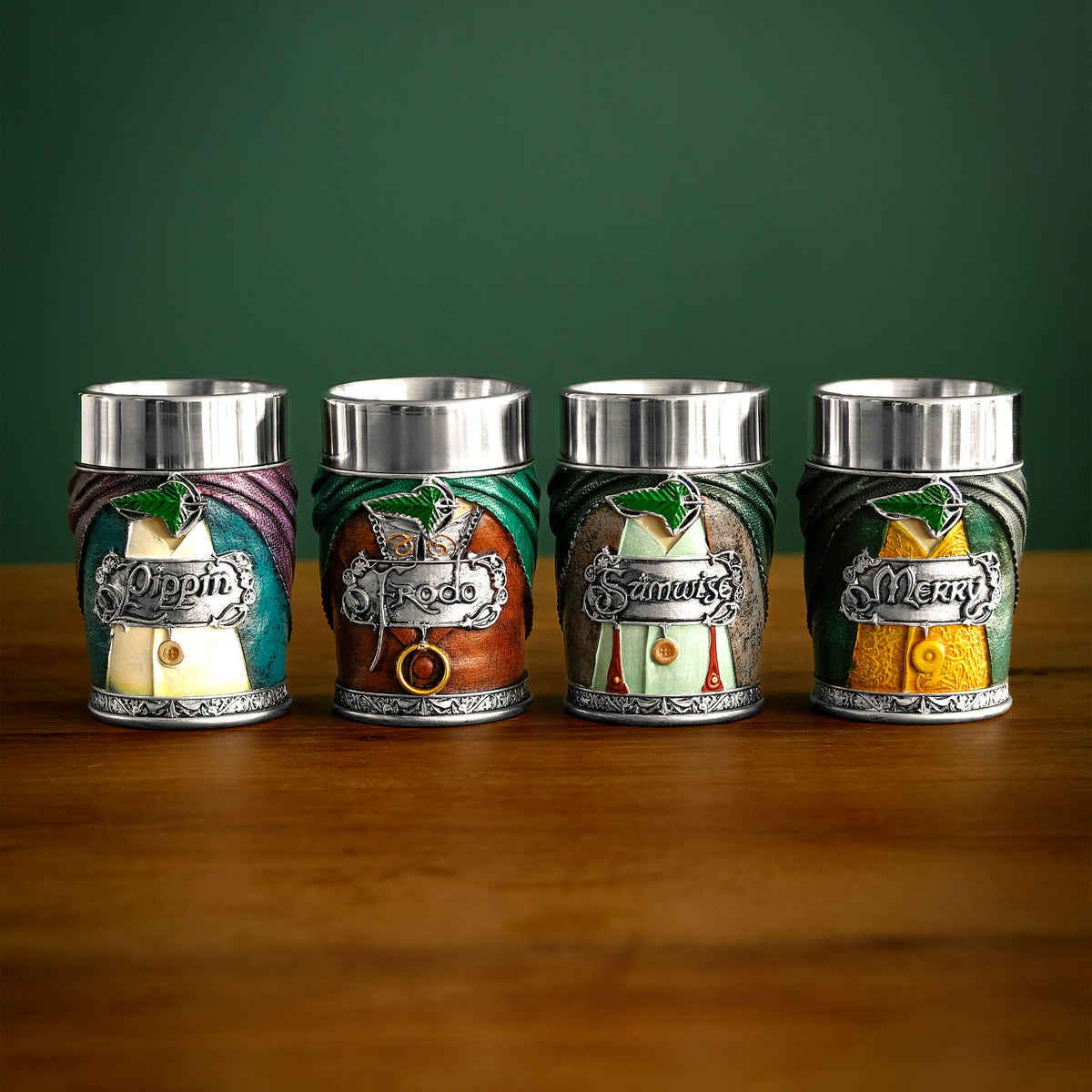 Productafbeelding Lord of the Rings - Hobbits Beker Set 4-delig