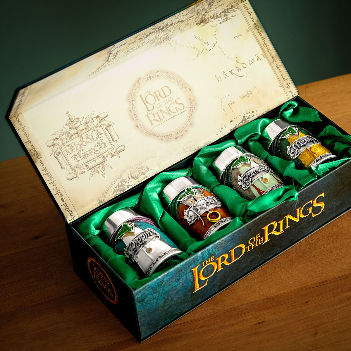 Productafbeelding Lord of the Rings - Hobbits Beker Set 4-delig