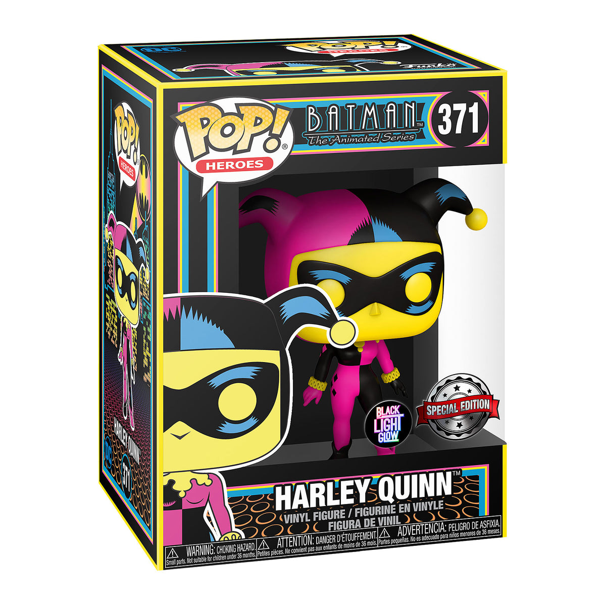 Productafbeelding Batman - Harley Quinn Funko Pop Black Light Glow Figuur