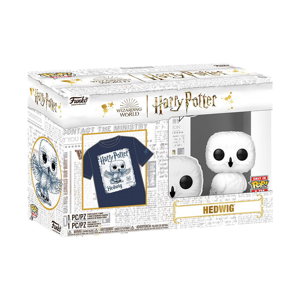 Productafbeelding Harry Potter - Hedwig T-shirt met Funko Pop Figuur