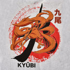 Productafbeelding Naruto - Kyūbi T-Shirt Grijs