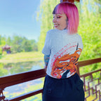 Productafbeelding Naruto - Kyūbi T-Shirt Grijs