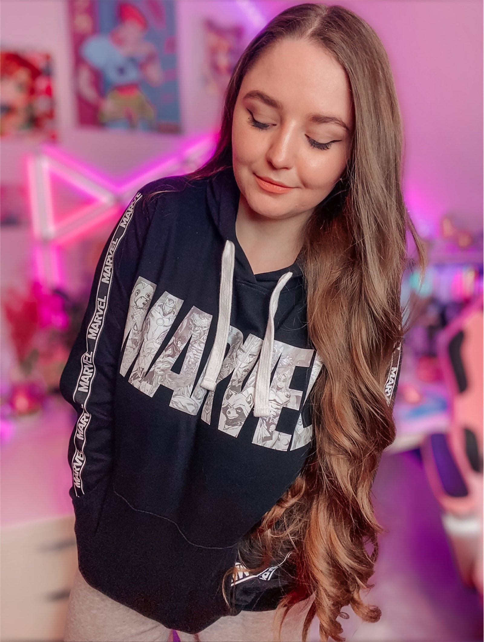 Product image Marvel - Comic Logo Hoodie Black