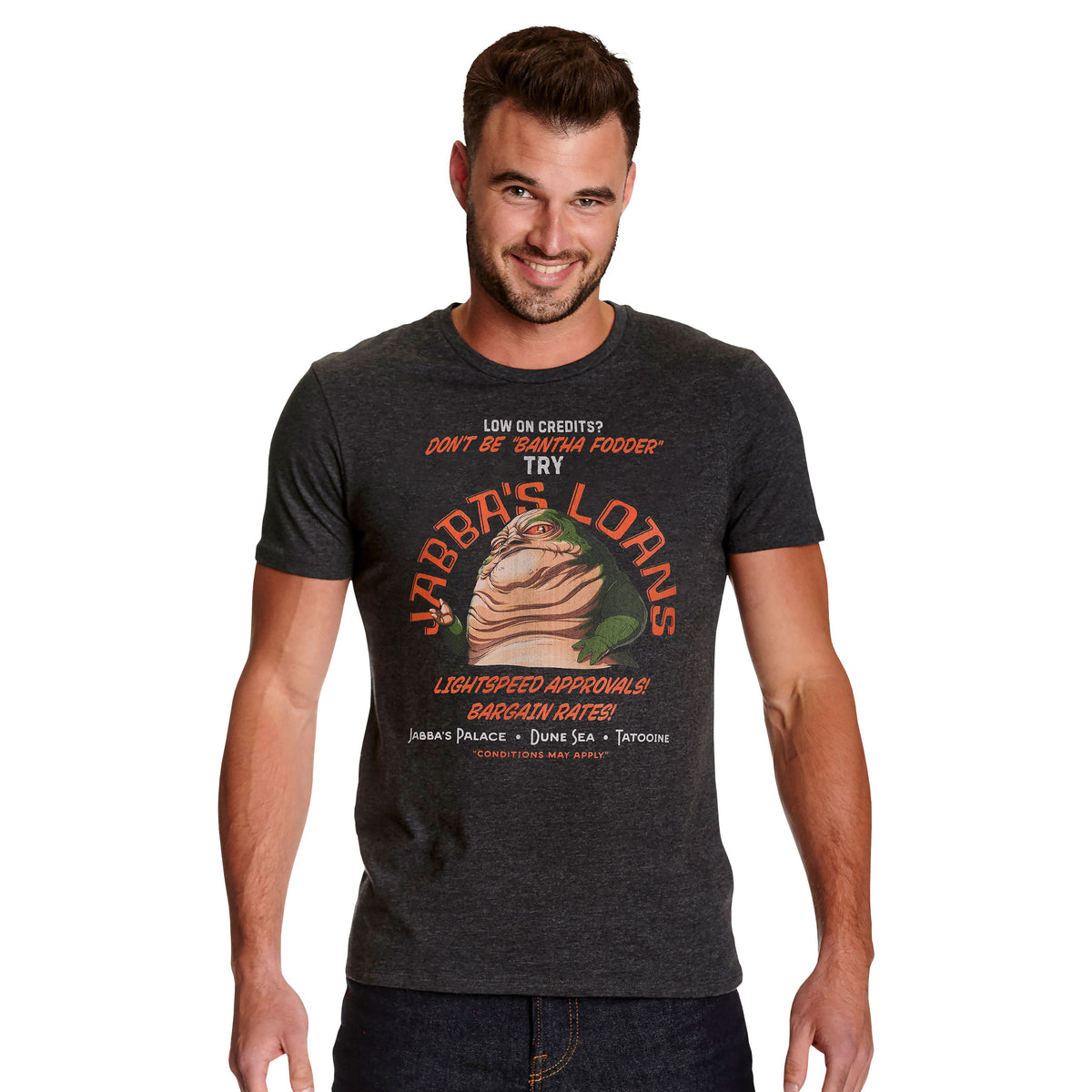 Productafbeelding Star Wars - Jabba's Loans T-Shirt grijs