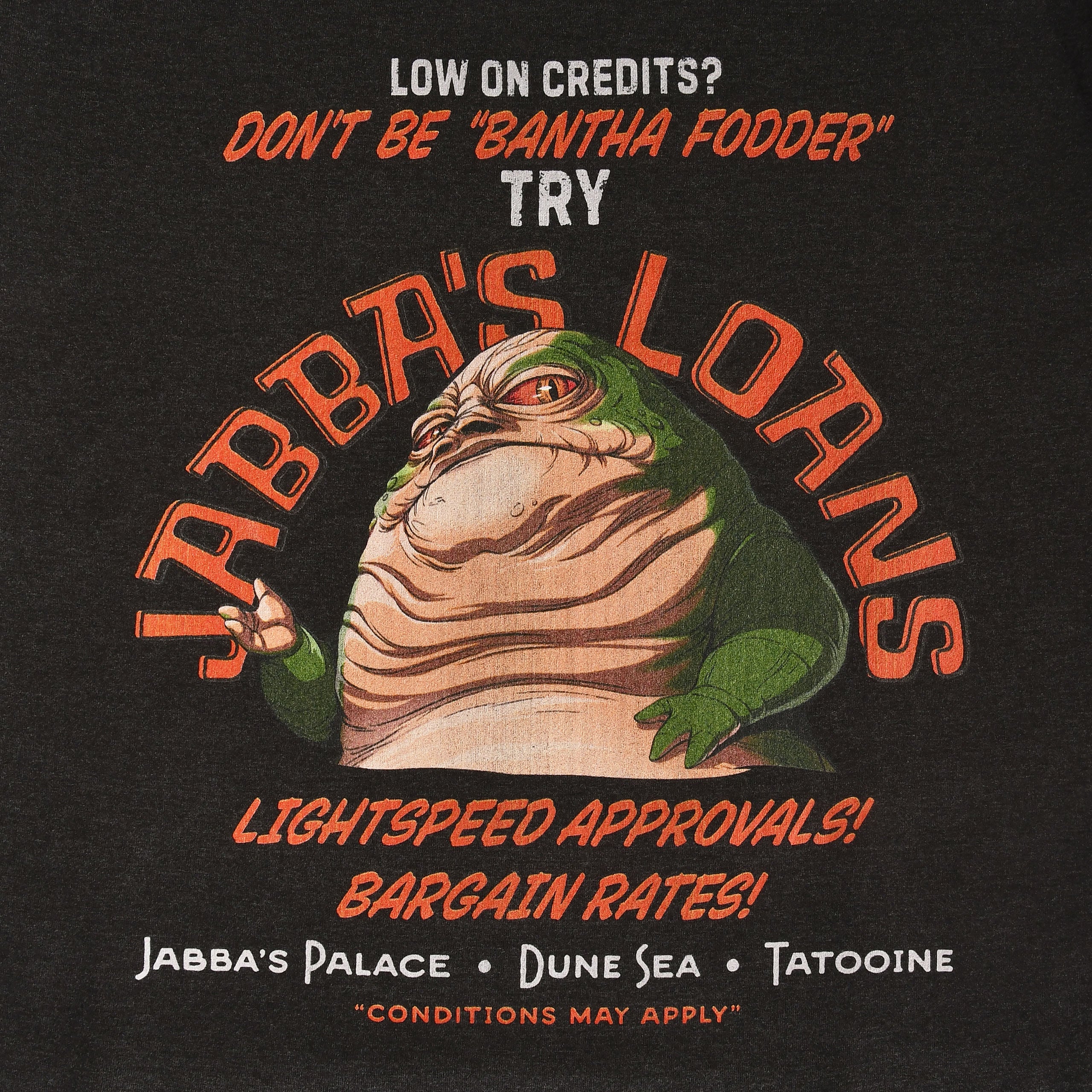 Productafbeelding Star Wars - Jabba's Loans T-Shirt grijs