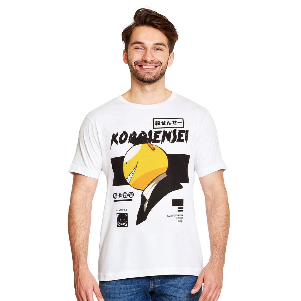 Productafbeelding Assassination Classroom - Koro-Sensei T-shirt wit