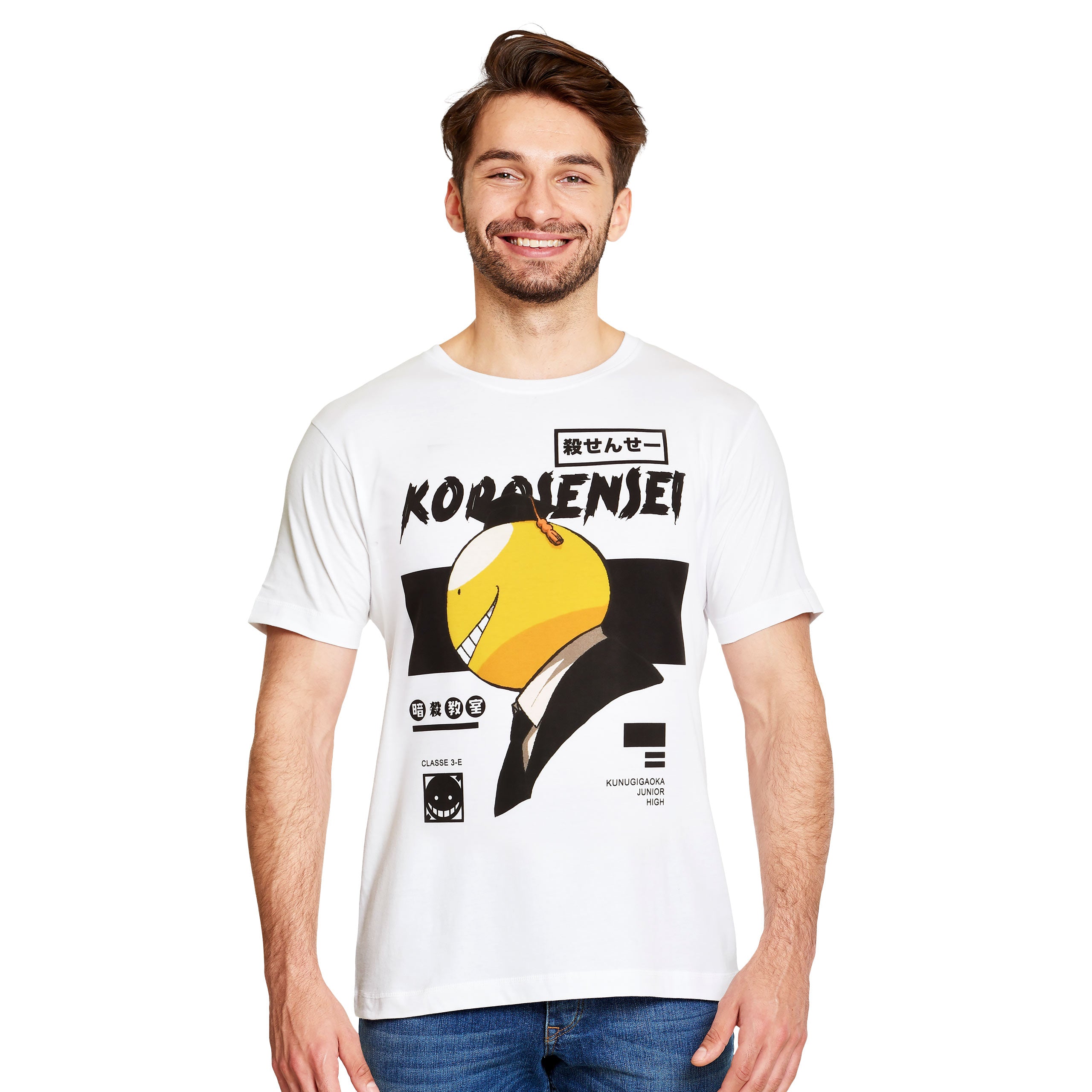 Productafbeelding Assassination Classroom - Koro-Sensei T-shirt wit