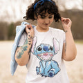 Productafbeelding Lilo & Stitch - Stitch wit T-shirt