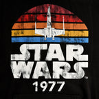 Productafbeelding Star Wars van 1977 Retro Hoodie zwart