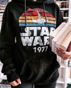 Productafbeelding Star Wars van 1977 Retro Hoodie zwart