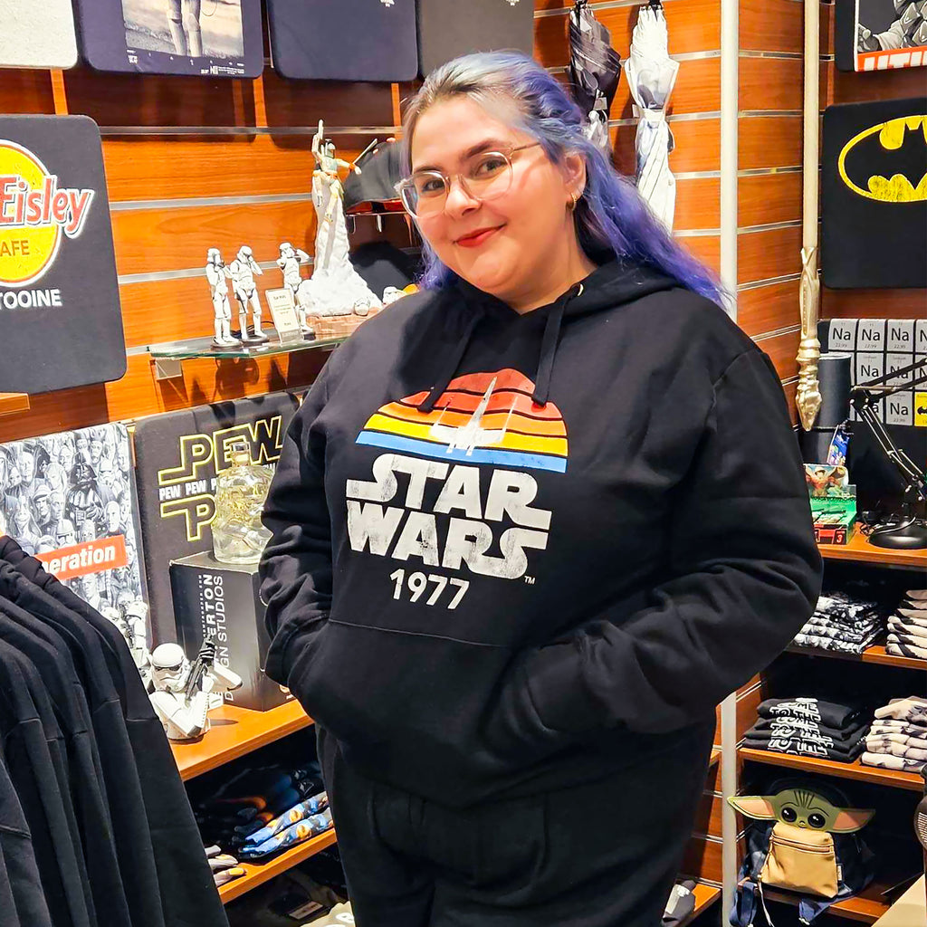 Productafbeelding Star Wars van 1977 Retro Hoodie zwart