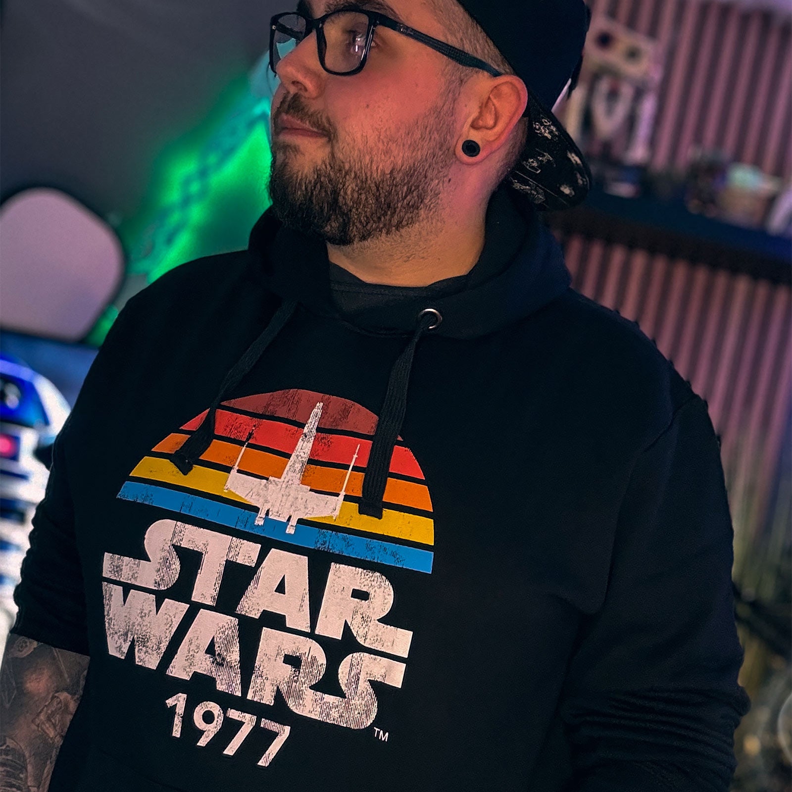 Product image Star Wars of 1977 Retro Hoodie Black