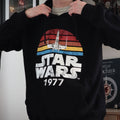 Productafbeelding Star Wars van 1977 Retro Hoodie zwart