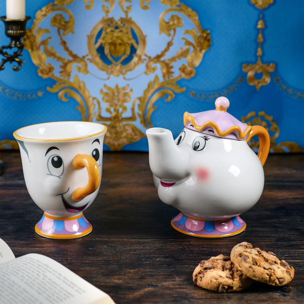 Productafbeelding Beauty and the Beast - Mevrouw Tuit en Barstje Theeset