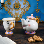 Productafbeelding Beauty and the Beast - Mevrouw Tuit en Barstje Theeset