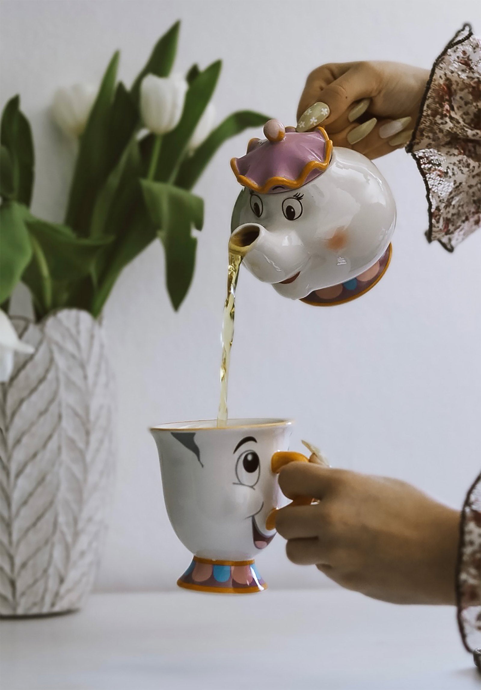 Productafbeelding Beauty and the Beast - Mevrouw Tuit en Barstje Theeset
